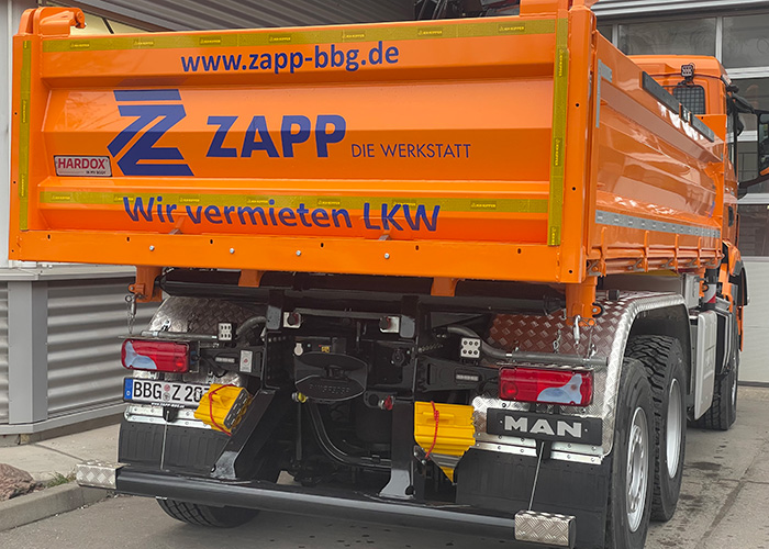 Die Zapp GmbH vermietet LKWs